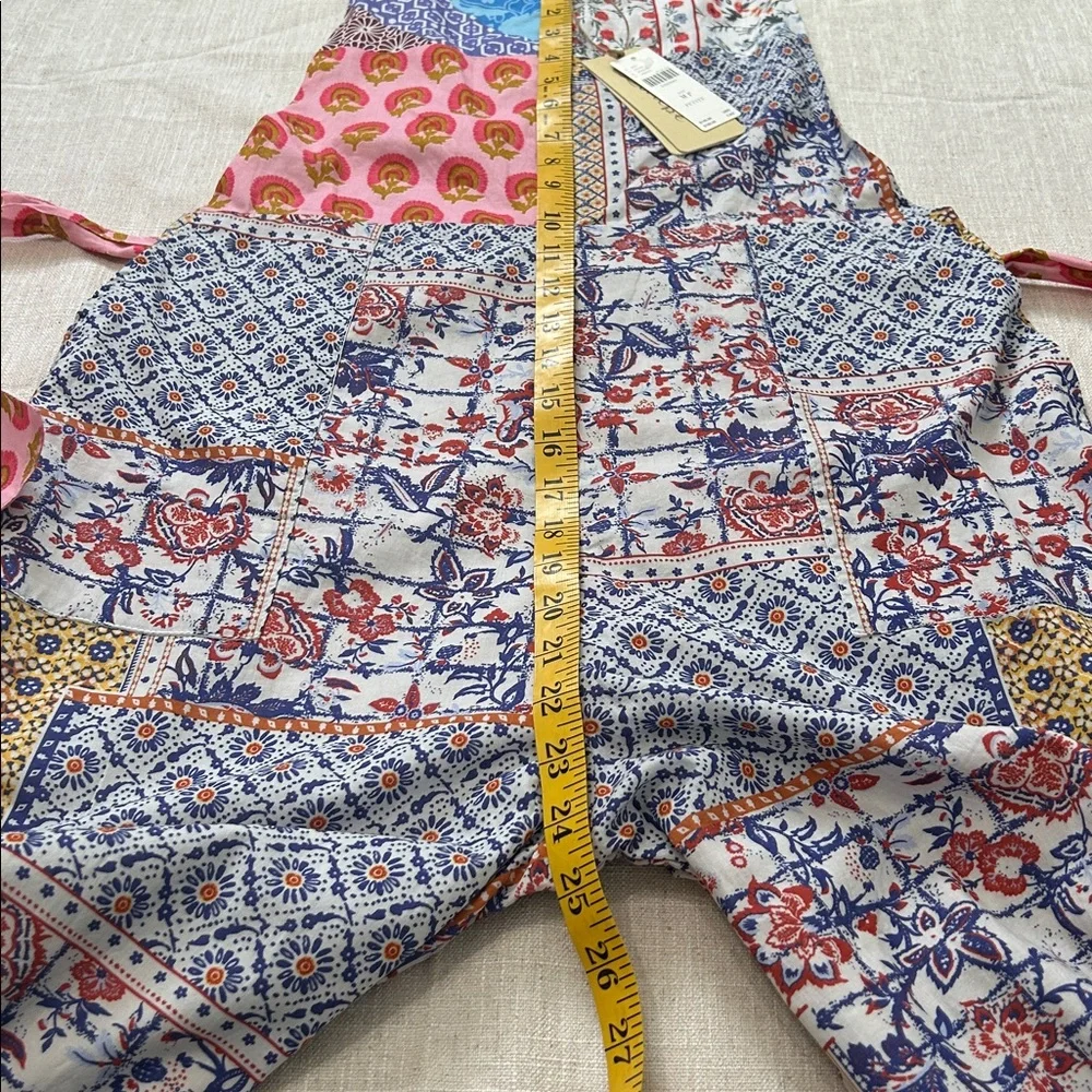 Anthropologie Letmebe Overalls Women’s Medium Patchwork Bohemian Jumper NWT - Picture 10 of 16